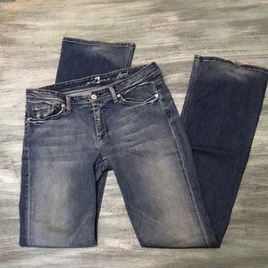 7 For All Mankind Low Rise Bootcut Flynt Denim Jeans
